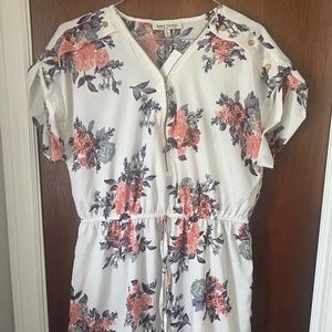 Speed Control New York  Floral Short Sleeve Dress
